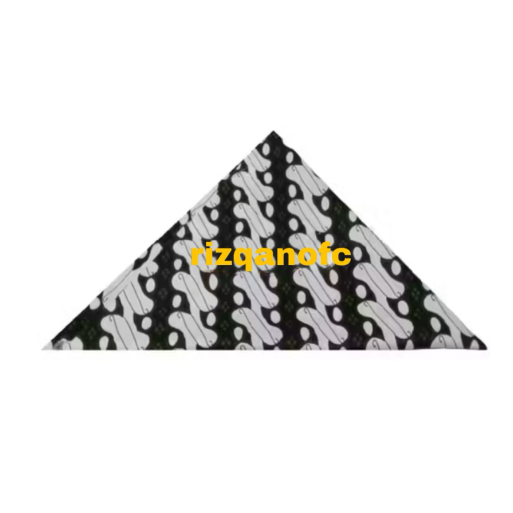 Slayer Ikat Segitiga Ikat Batik Iket Batik Ikat Kepala Iket Sunda Batik Putih Pria Syal Bandana Pria