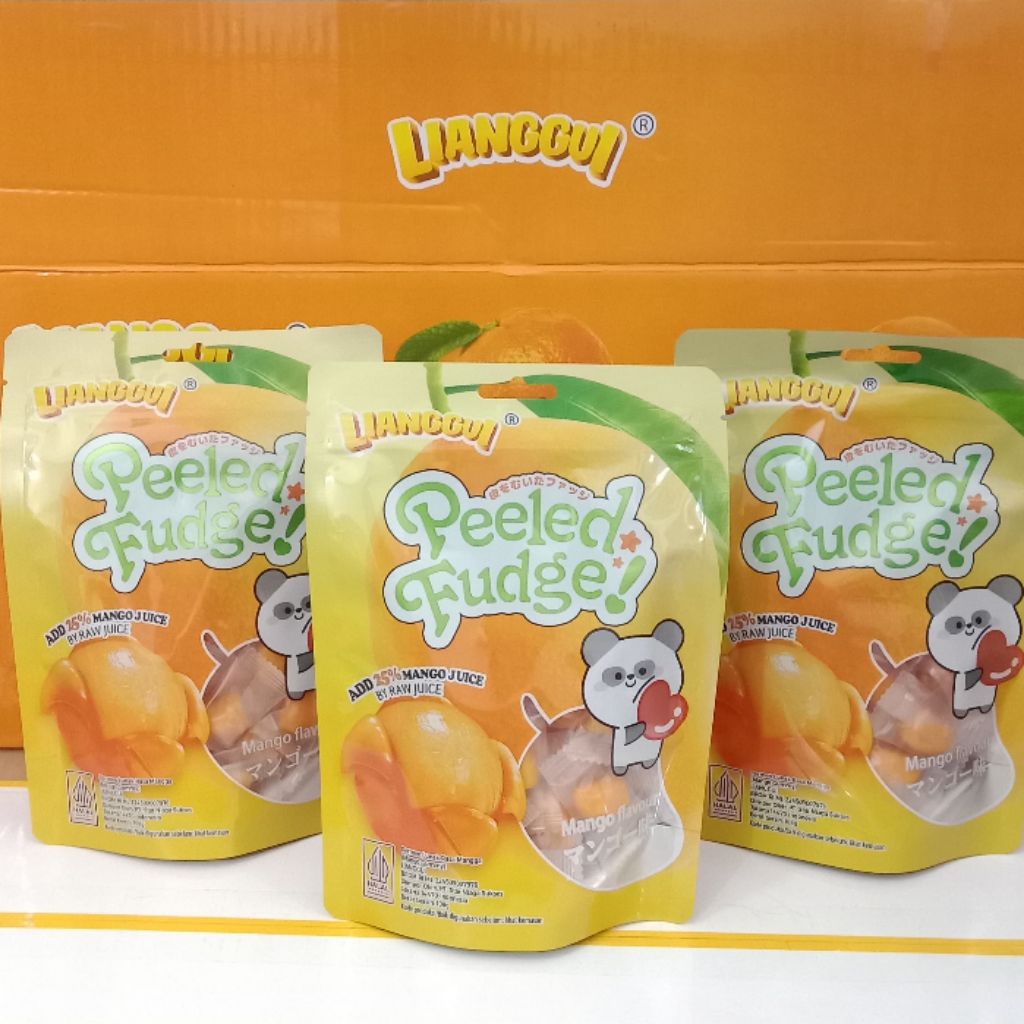 Permen Lianggui Permen Lunak Rasa Mangga, Jeruk, Stroberi Halal