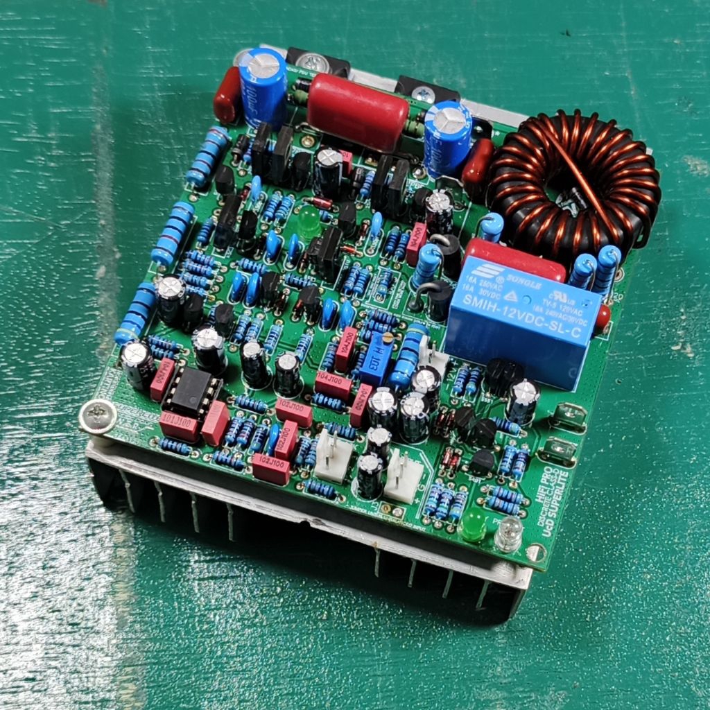 Kit driver class D ucd superlite 1k modif karakter pro amplifier class d lengkap heatsink full fitur