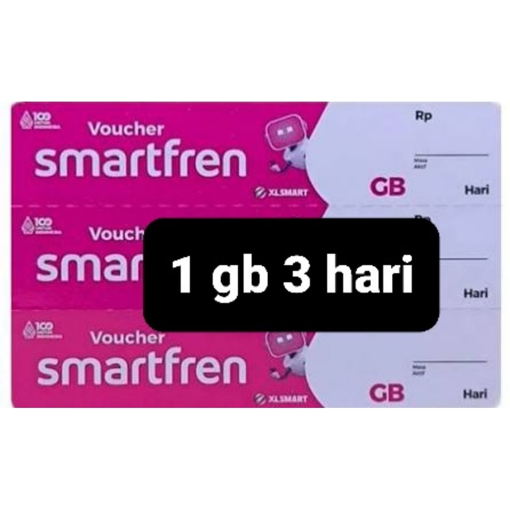 Voucher smartfren 1gb 3 hari