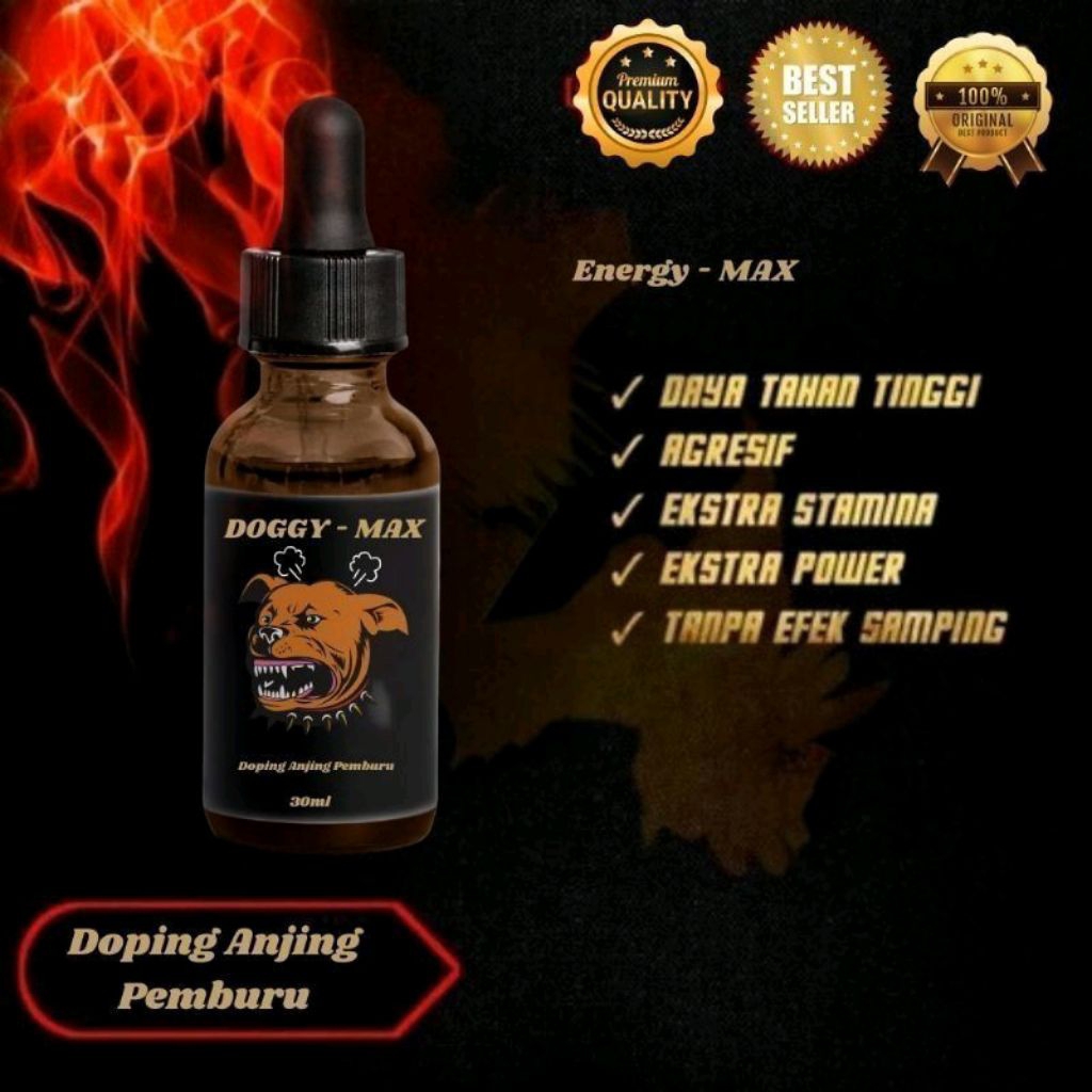 DOGGY MAX - Doping Aduan Anjing Pemburu Cocok diajak berburu Dihutan Aduan Babi