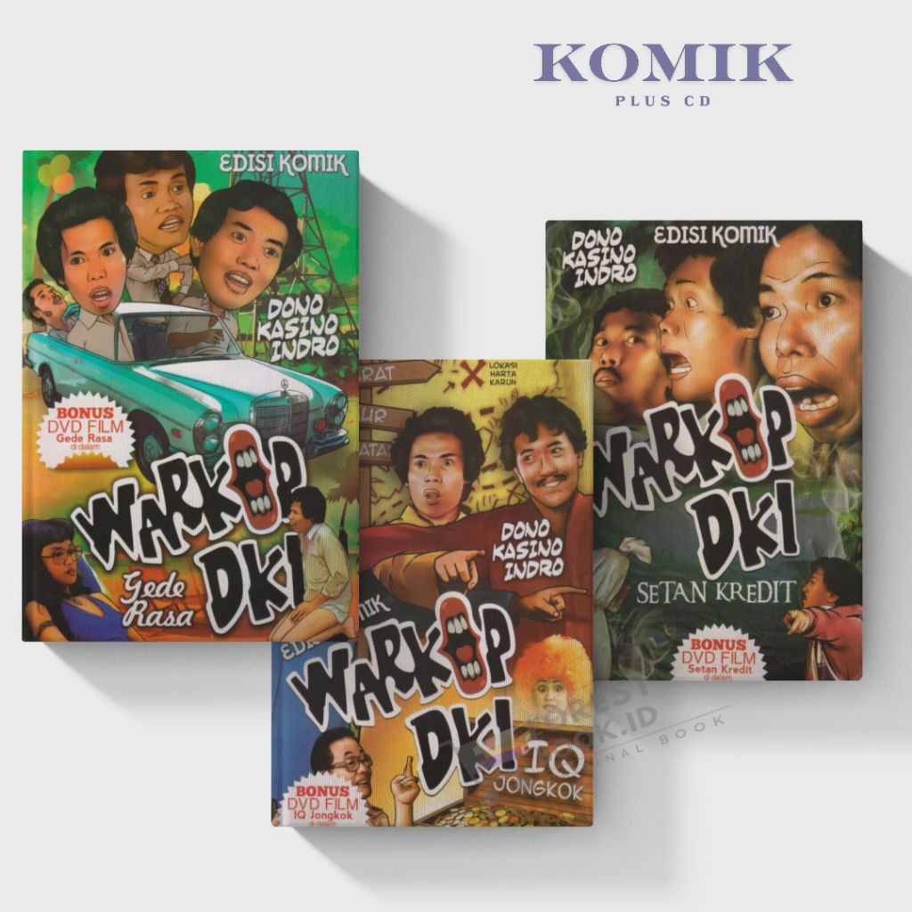 Buku komik Warkop DKI : Gede Rasa Edisi Komik+Cd (special price)
