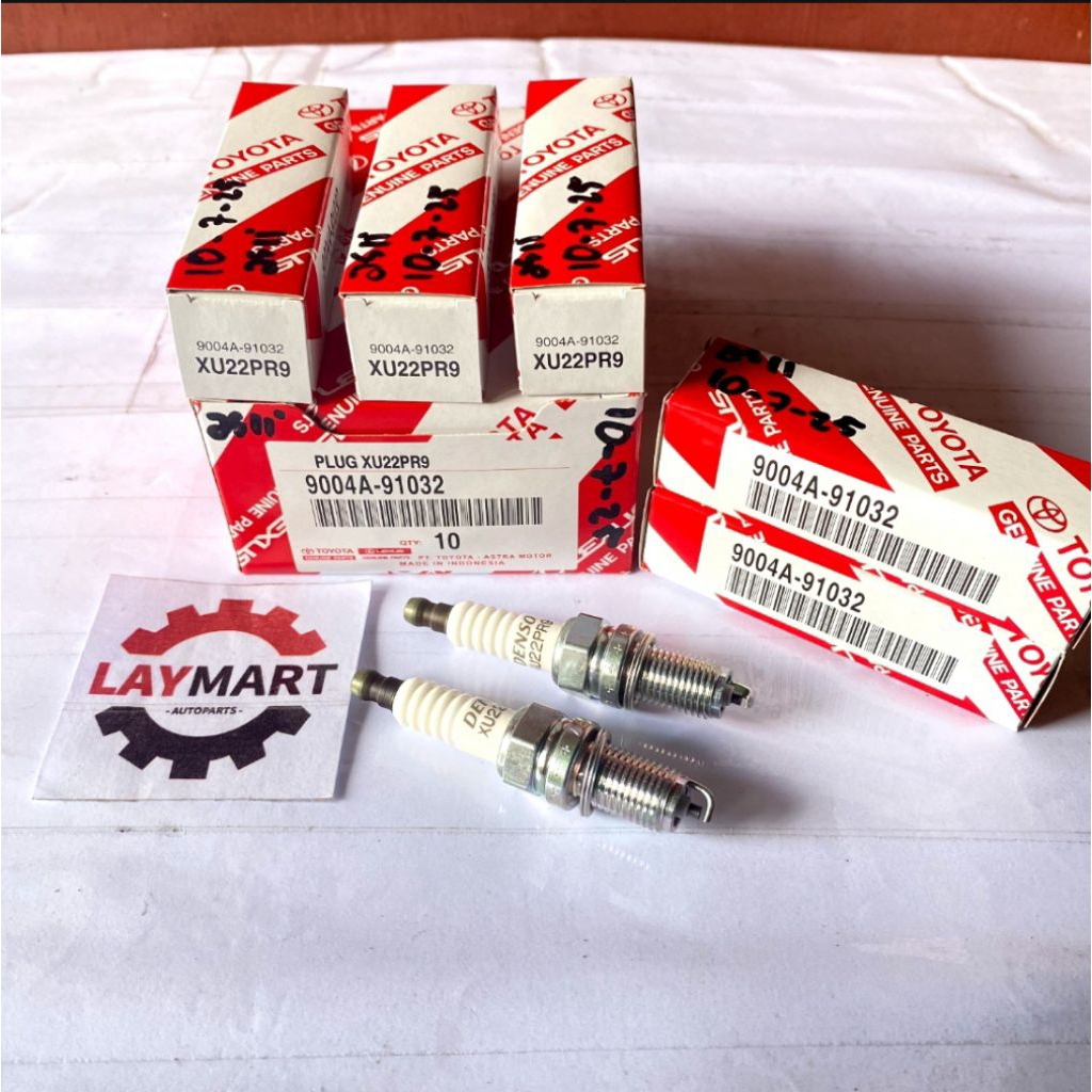 BUSI XU22PR9 DENSO TOYOTA ASLI (9004A-91032) Untuk mobil Toyota Avanza VVTI, All New Avanza/Veloz (2