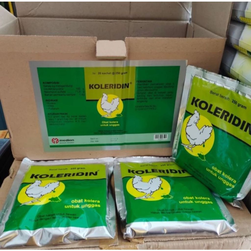 KOLERIDIN 250GRM - OBAT AYAM ATAU UNGGAS