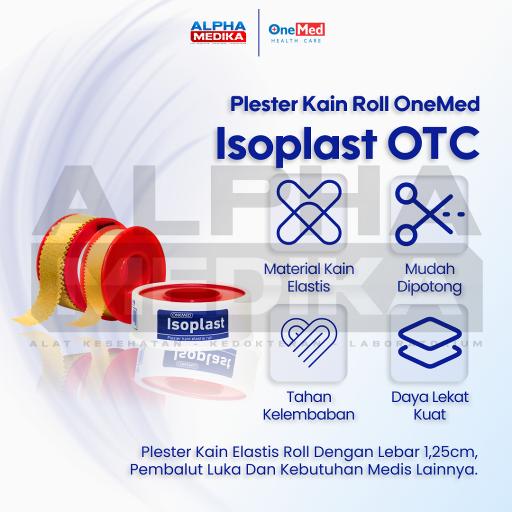 ISOPLAST - Plester Isoplast / Plester Roll Kain Coklat / Plester Rol