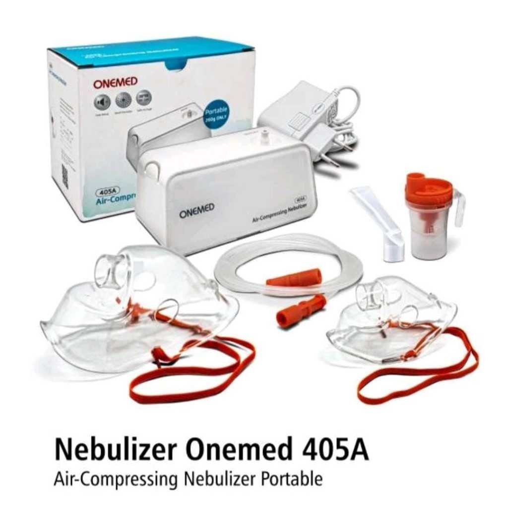 Nebulizer Onemed 405A Compressor Nebulizer Portabel Alat Terapi Pernafasan Onemed