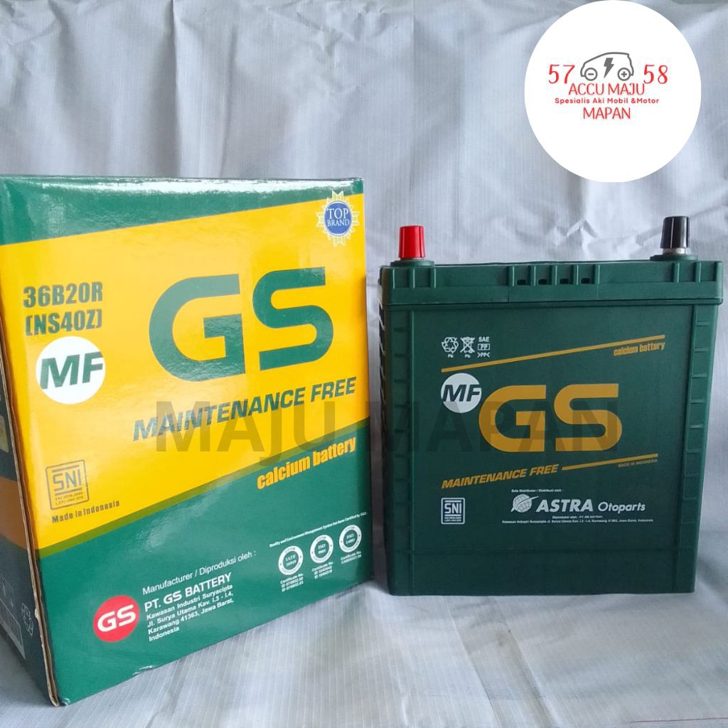 Aki Mobil GS NS40Z MF Kering