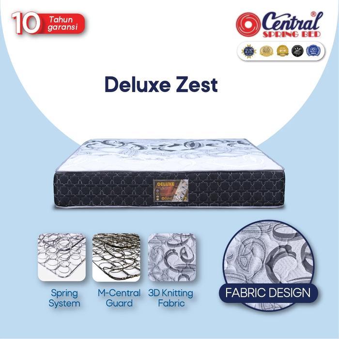 CENTRAL SPRINGBED TYPE DELUXE ZEST Tebel 27 cm (Kasur Saja) - uk 90/100/120/160/180/200 cm - BEST SE