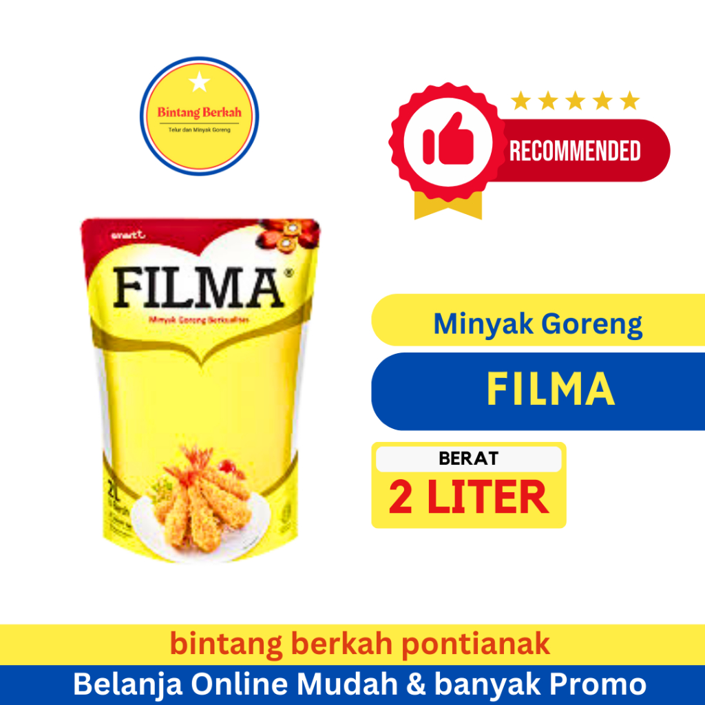 Minyak Goreng Filma 2 Liter, Minyak Goreng FILMA 2 Liter Pouch - Non-Kolesterol & Harga Grosir Hemat