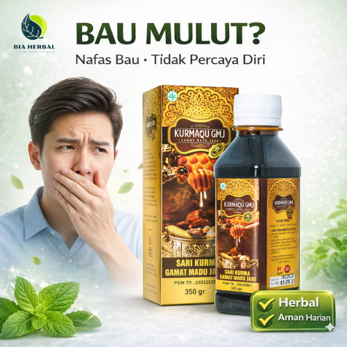 Kurmaqu - Obat Bau Mulut Permanen - Obat Bau Nafas Busuk, Menahun, Bau Mulut Kronis, Menghilangkan B