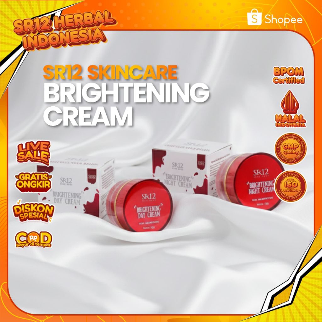 BRIGHTENING CREAM BRIGHTENING NIGHT CREAM SR12 BRIGHTENING DAY CREAM