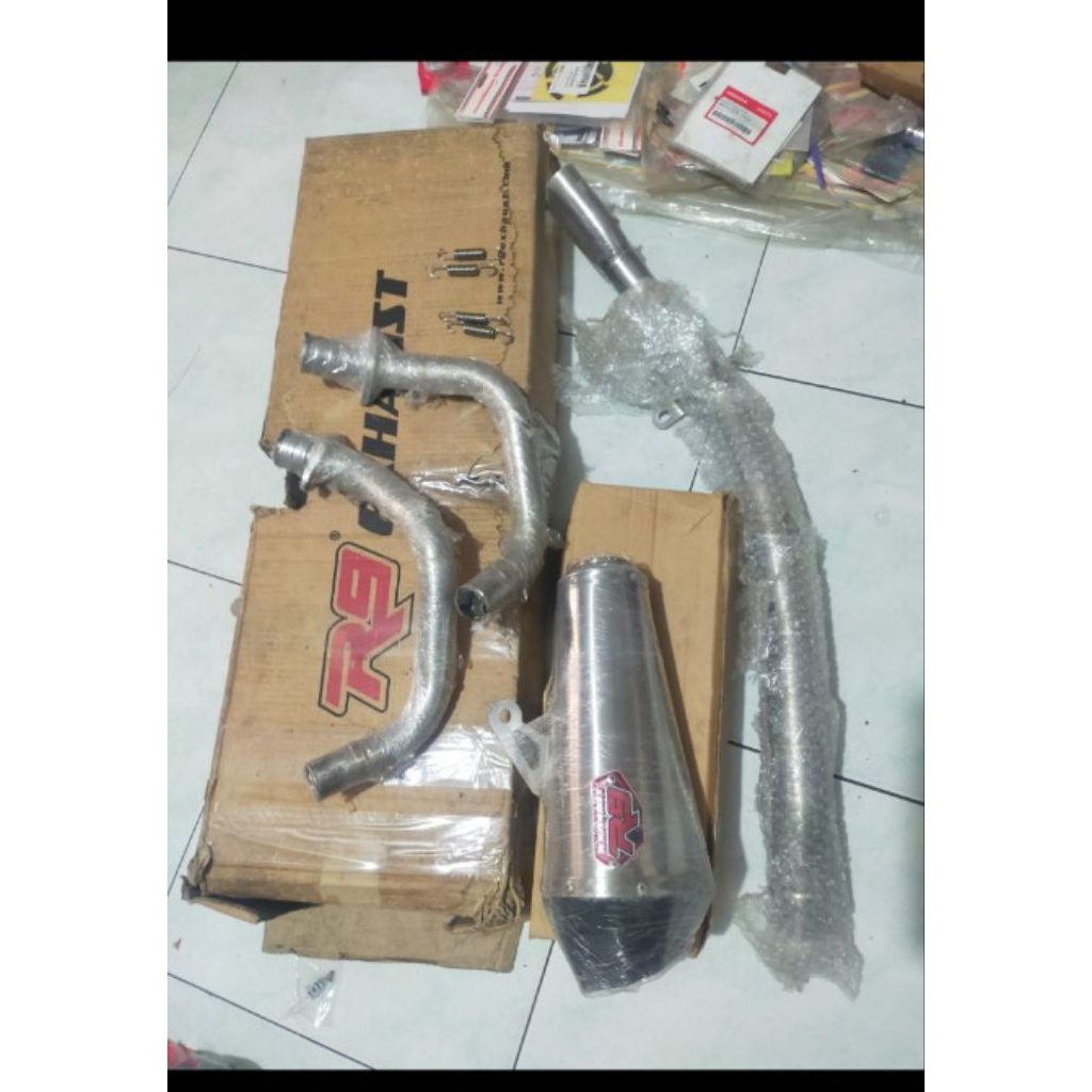 KNALPOT R9 FULL SISTEM R9 ZETTA SET CBR250 RR