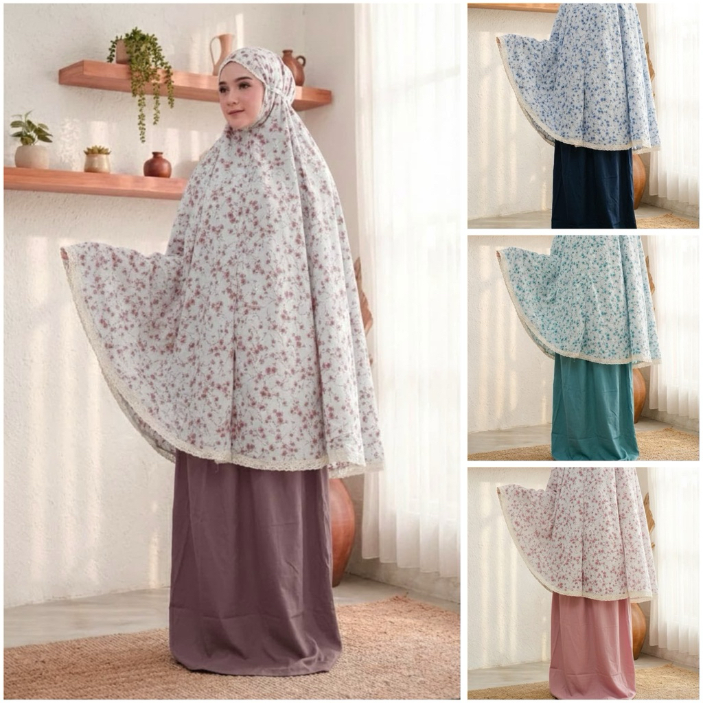 Mukena Loufie Mukena Rayon Adem Mukena Motif