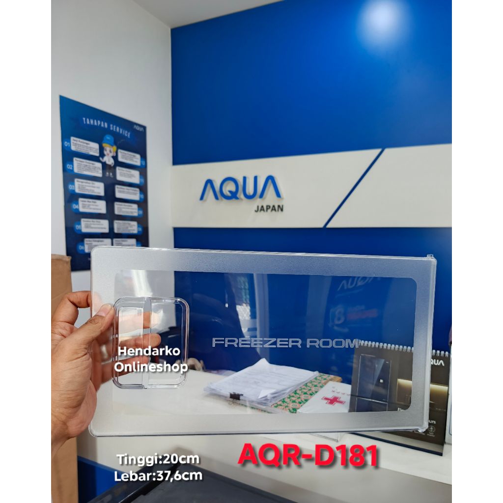 Tutup Freezer Kulkas AQUA 1 Pintu AQR-D181 Original