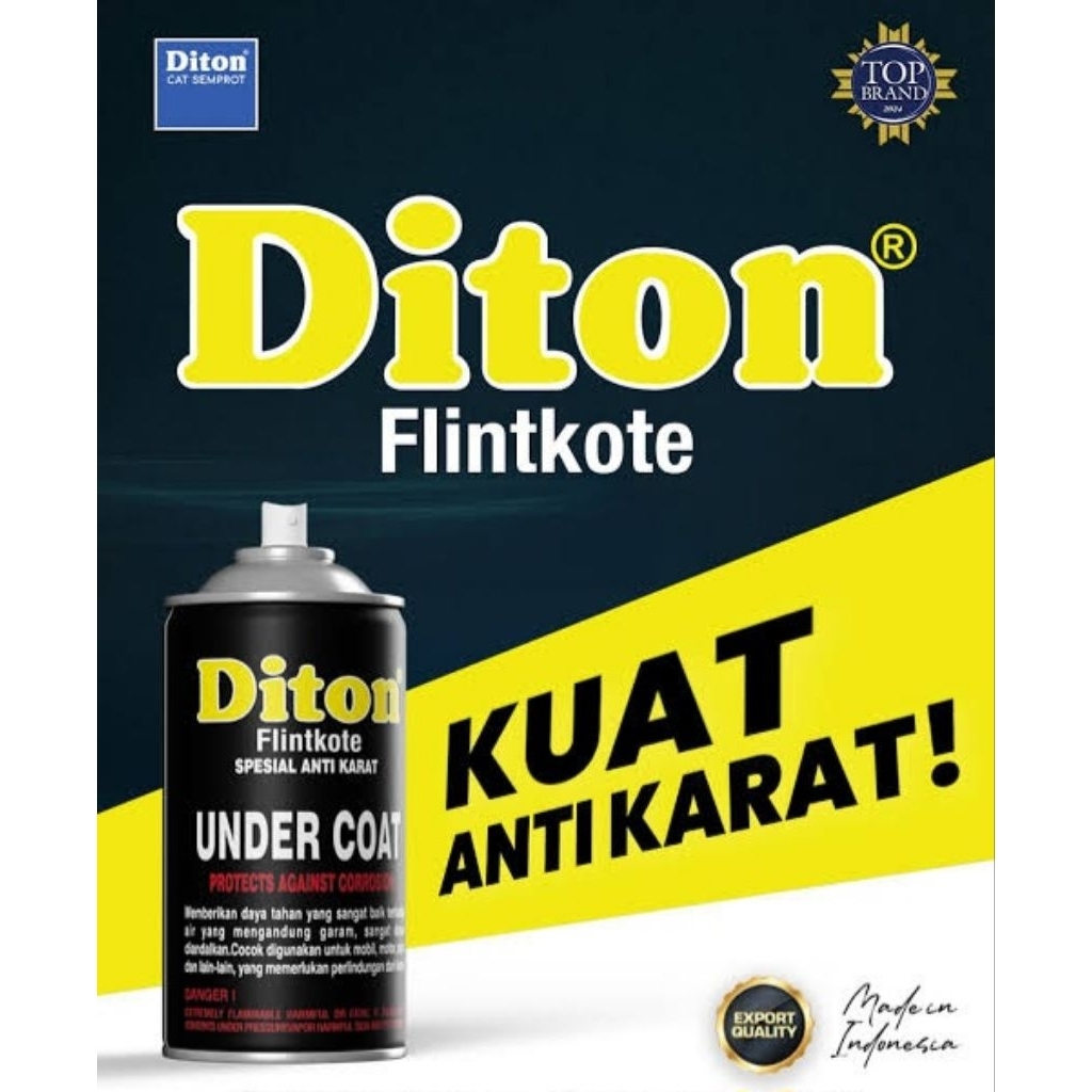Plingkut Pilok Cat Anti Karat Diton Flintkote Undercoat Cat Semprot Sepeda Motor Mobil