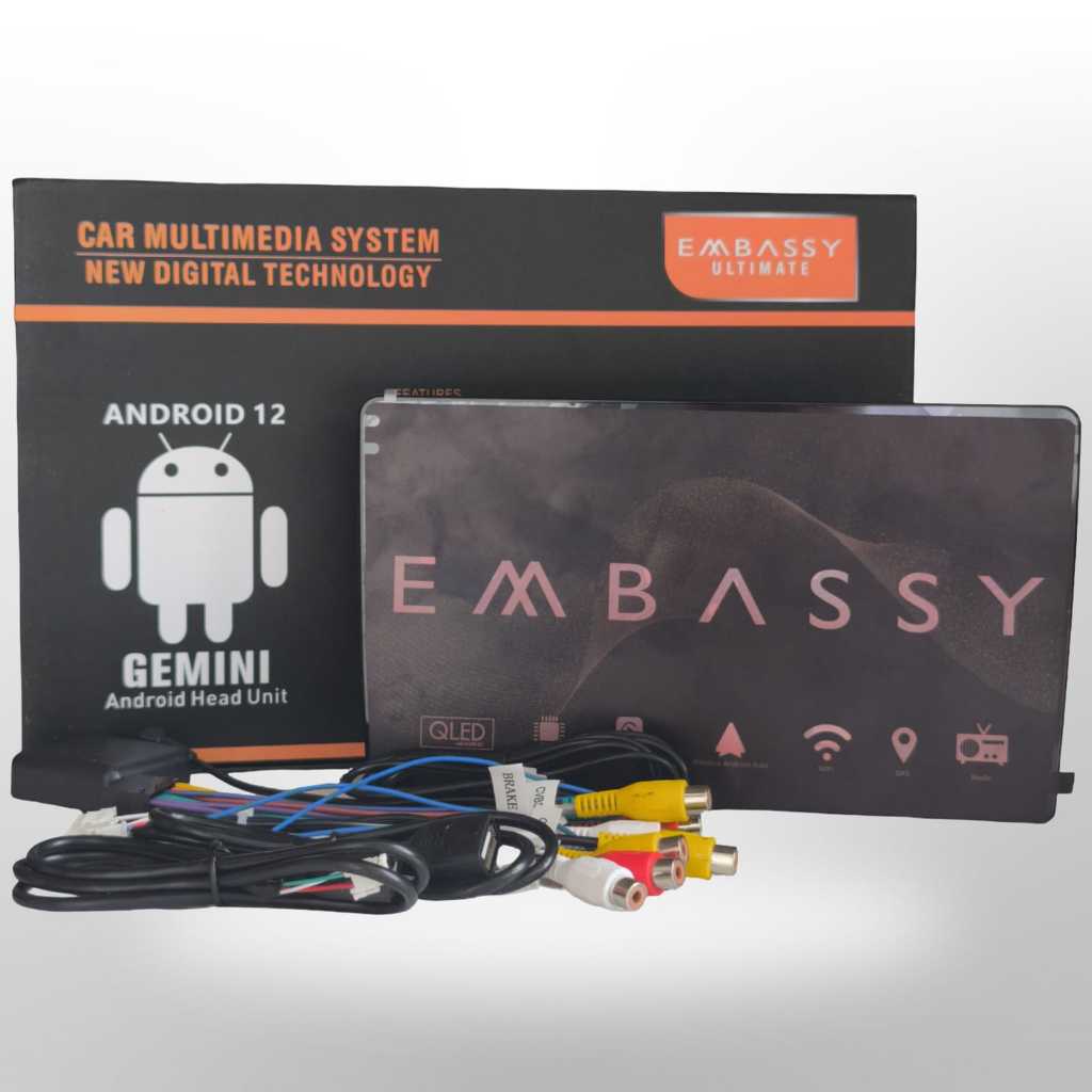 Embassy Hedunit Android 9 Inch Ram 4/64 Ultimate Gemini