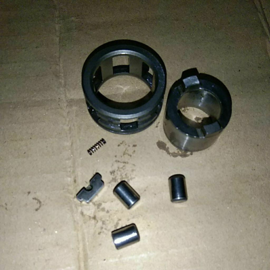 cage bentengan kopling ganda rc80 rc100 tornado gx gs crystal