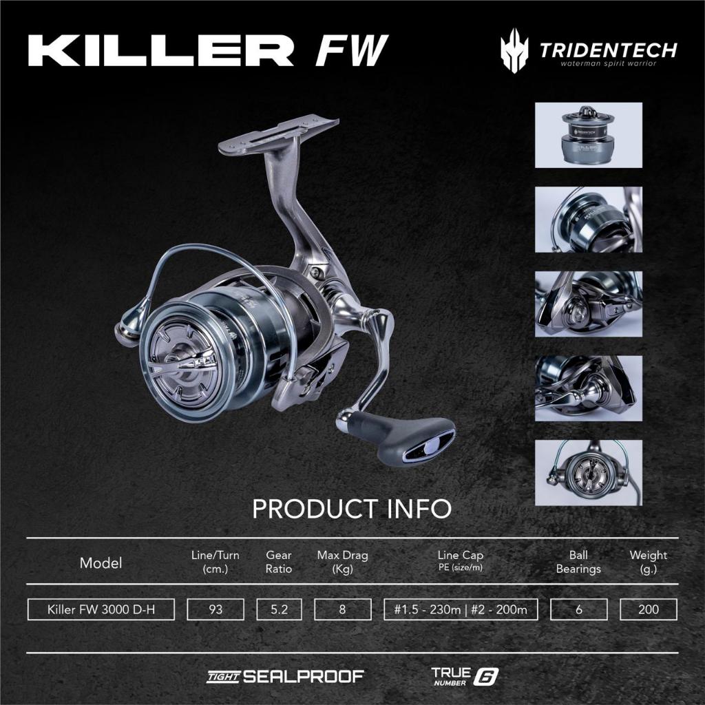 REEL SPINNING TRIDENTECH 25 KILLER FW 3000D-H