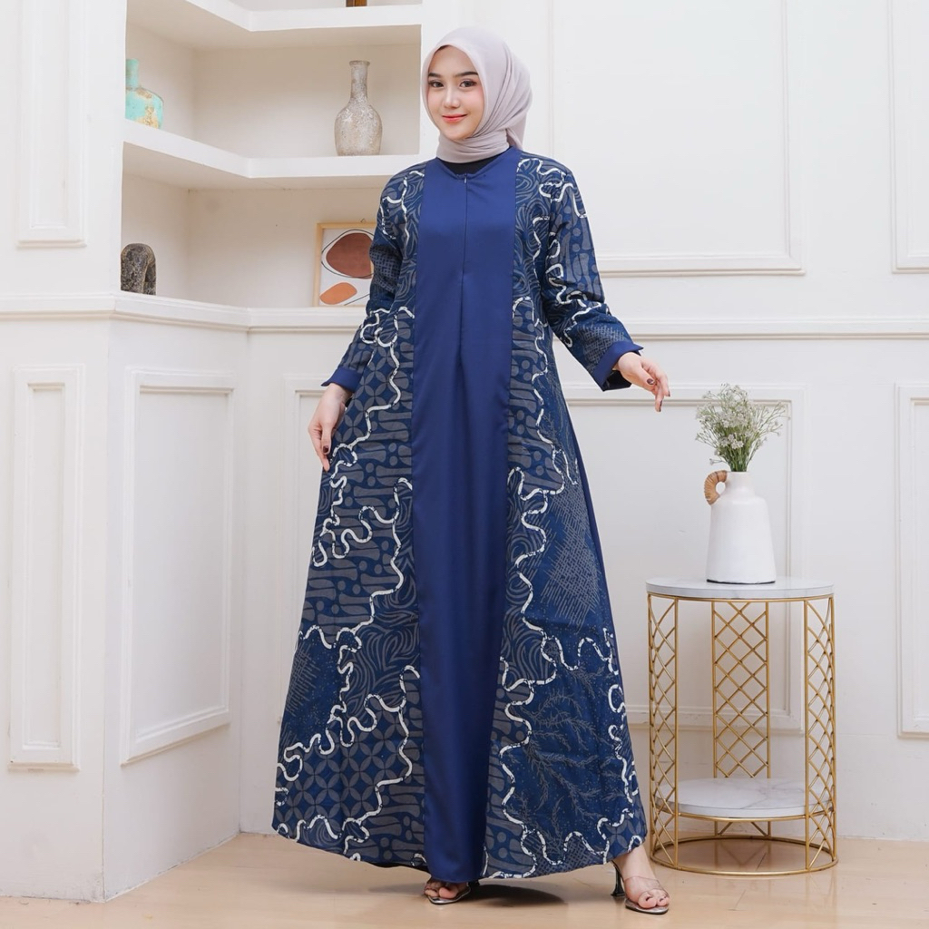 new model gamis batik couple keluarga