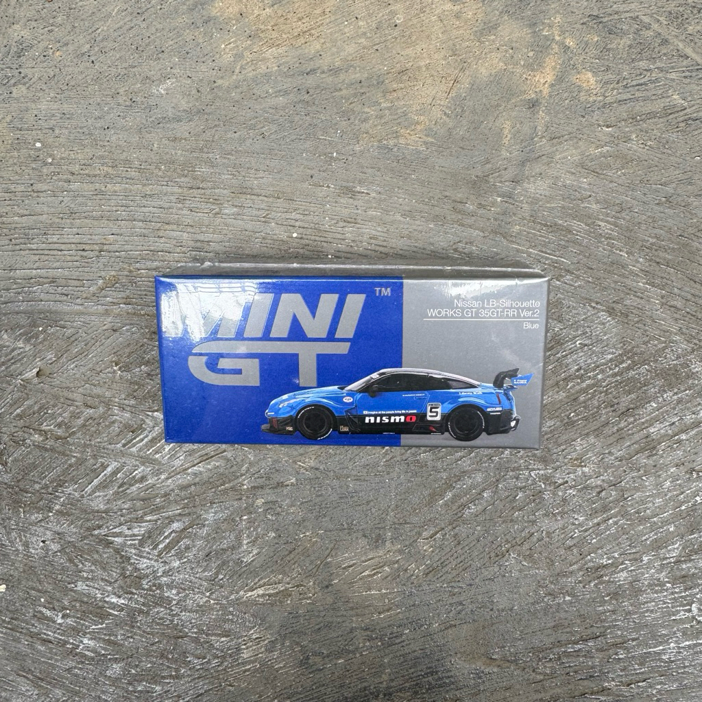 Mini GT minigt MGT 1124 LB Silhouette Works GT Nissan R35 LBWK Ver 2 Blue