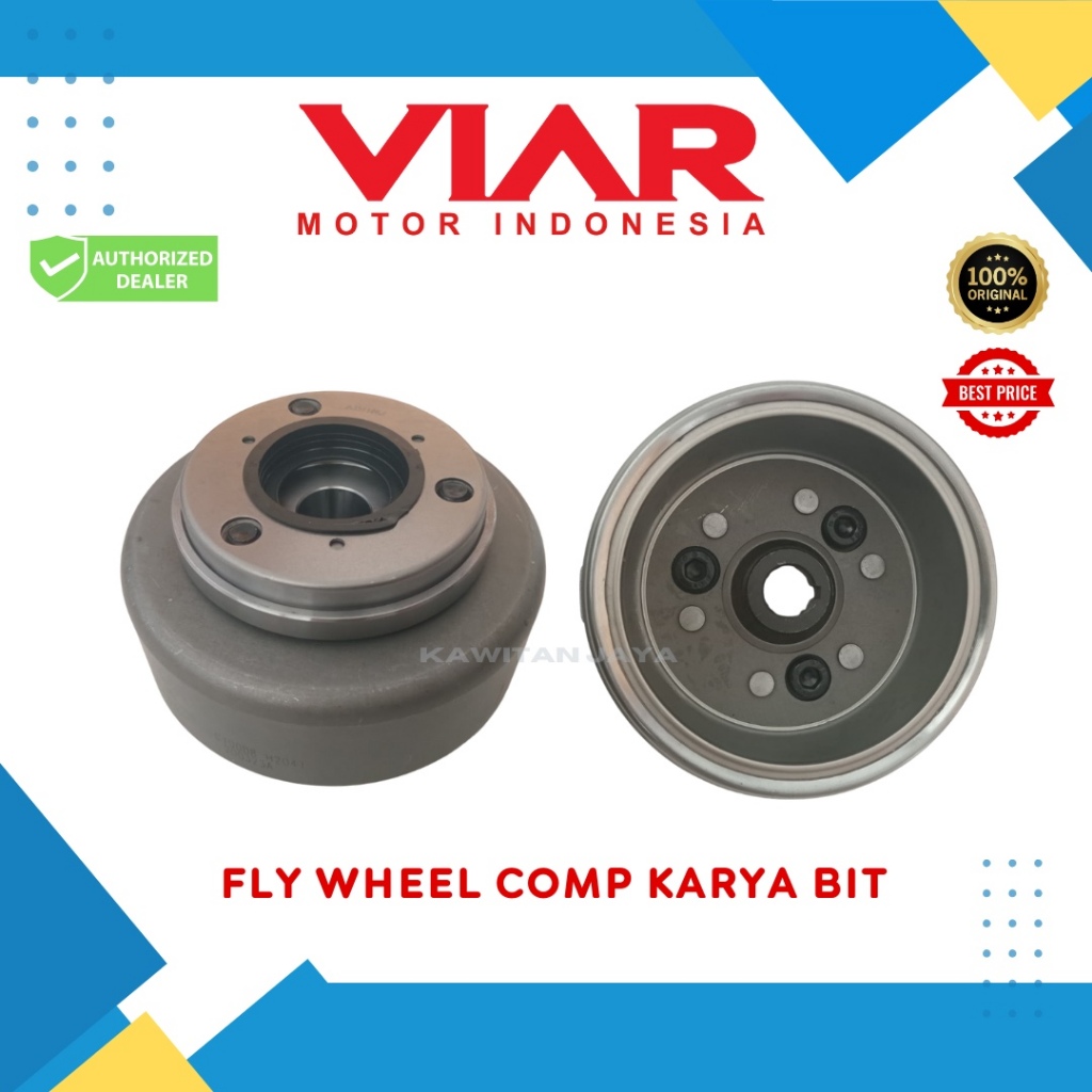 RUMAH MAGNET SPUL VIAR RODA 3 KARYA BIT 100 CC | FLY WHEEL COMP