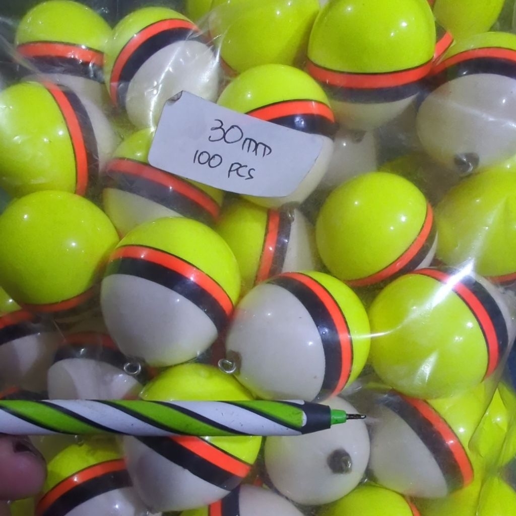 Pelampung sterofoam untuk bawal 30-40 bulat per pcs