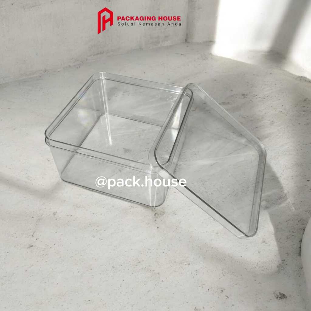 TOPLES PERSEGI l TOPLES KUE KERING l TOPLES DESSERTBOX l TOPLES STC UKURAN 10X10X6 CM