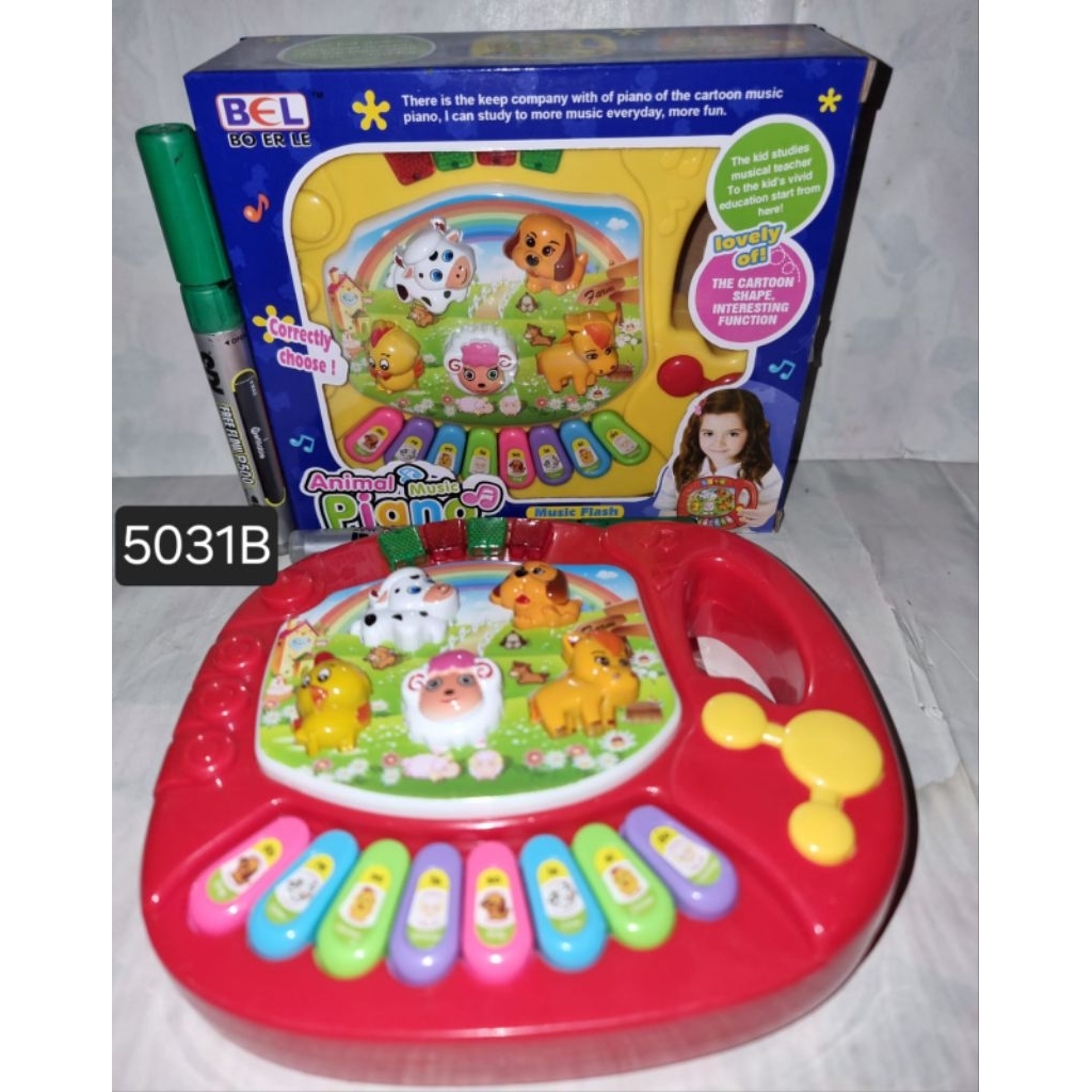 MAINAN EDUKASI BATERAI PIANO ORGAN ANIMAL//Piano// Animal//organ kecil