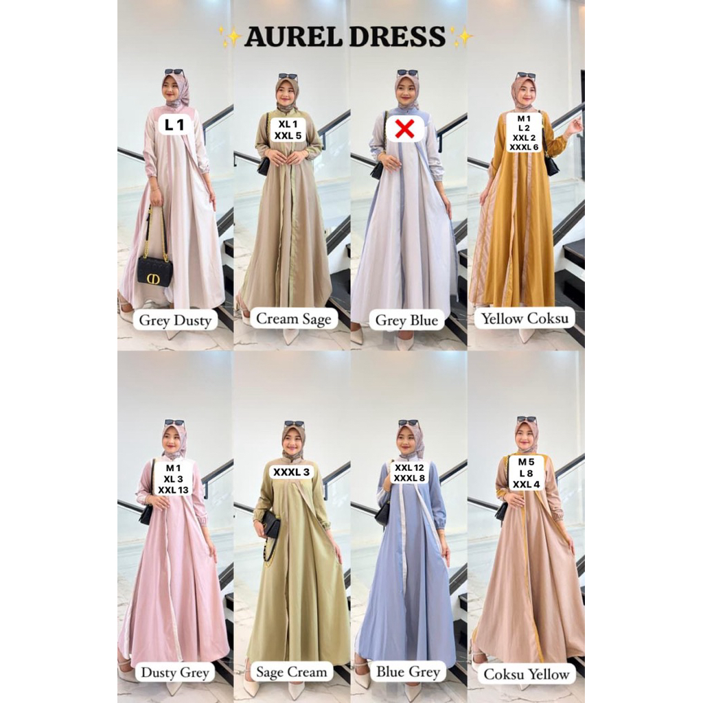 READY Aurel Dres/ Mila Dress Buy 1 Get 1 by Journey Scarves