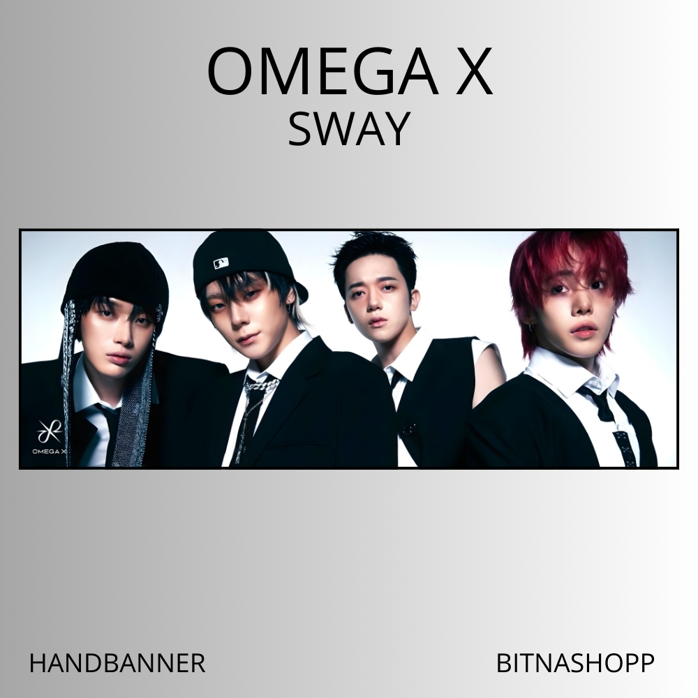 HAND BANNER OMEGA X SWAY KPOP UNOFFICIAL HANDBANNER JAEHAN JEHYUN XEN YECHAN