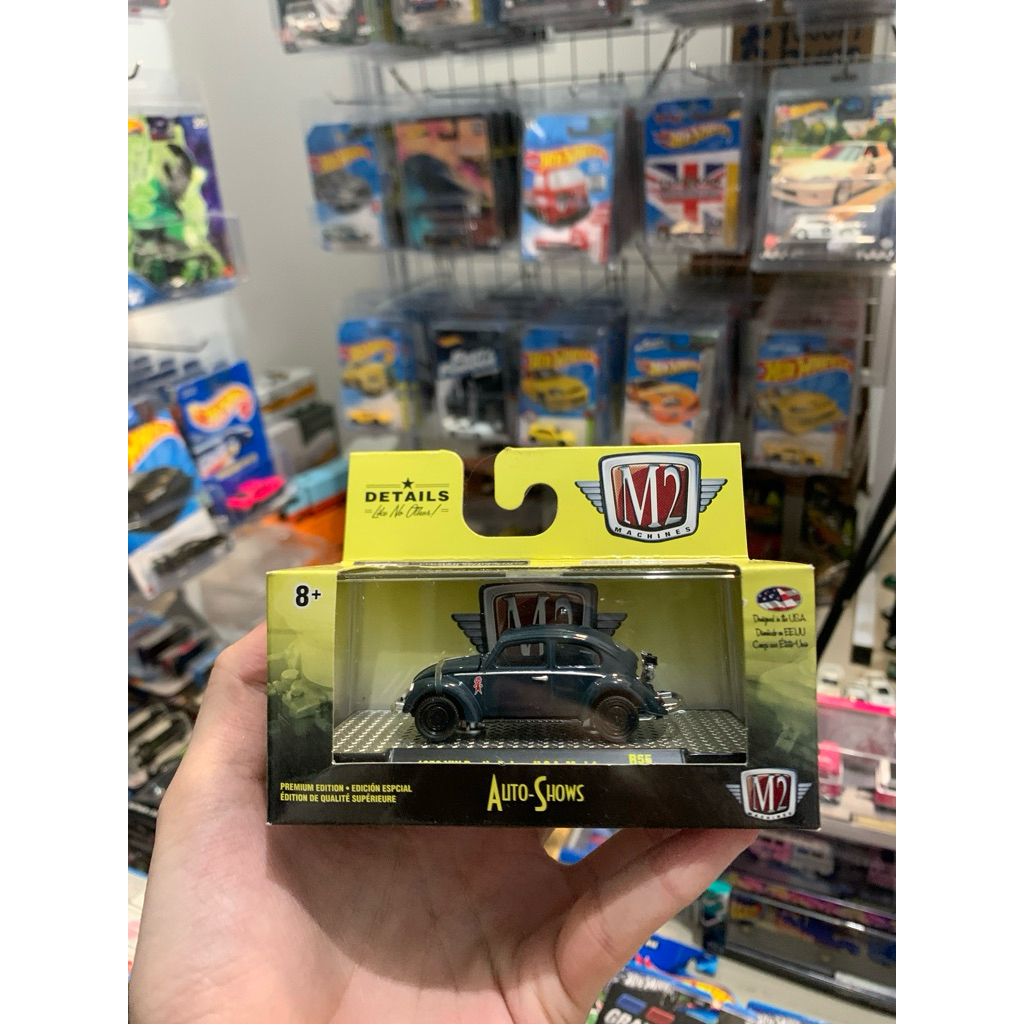 M2 Machines 1953 VW Beetle Deluxe U.S.A Model Green Walmart
