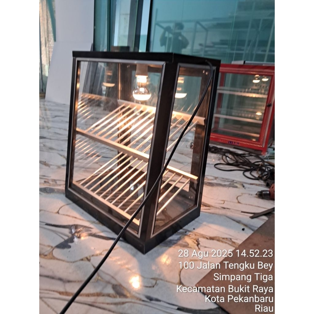 etalase ayam fried chiken P 45 T55 L30