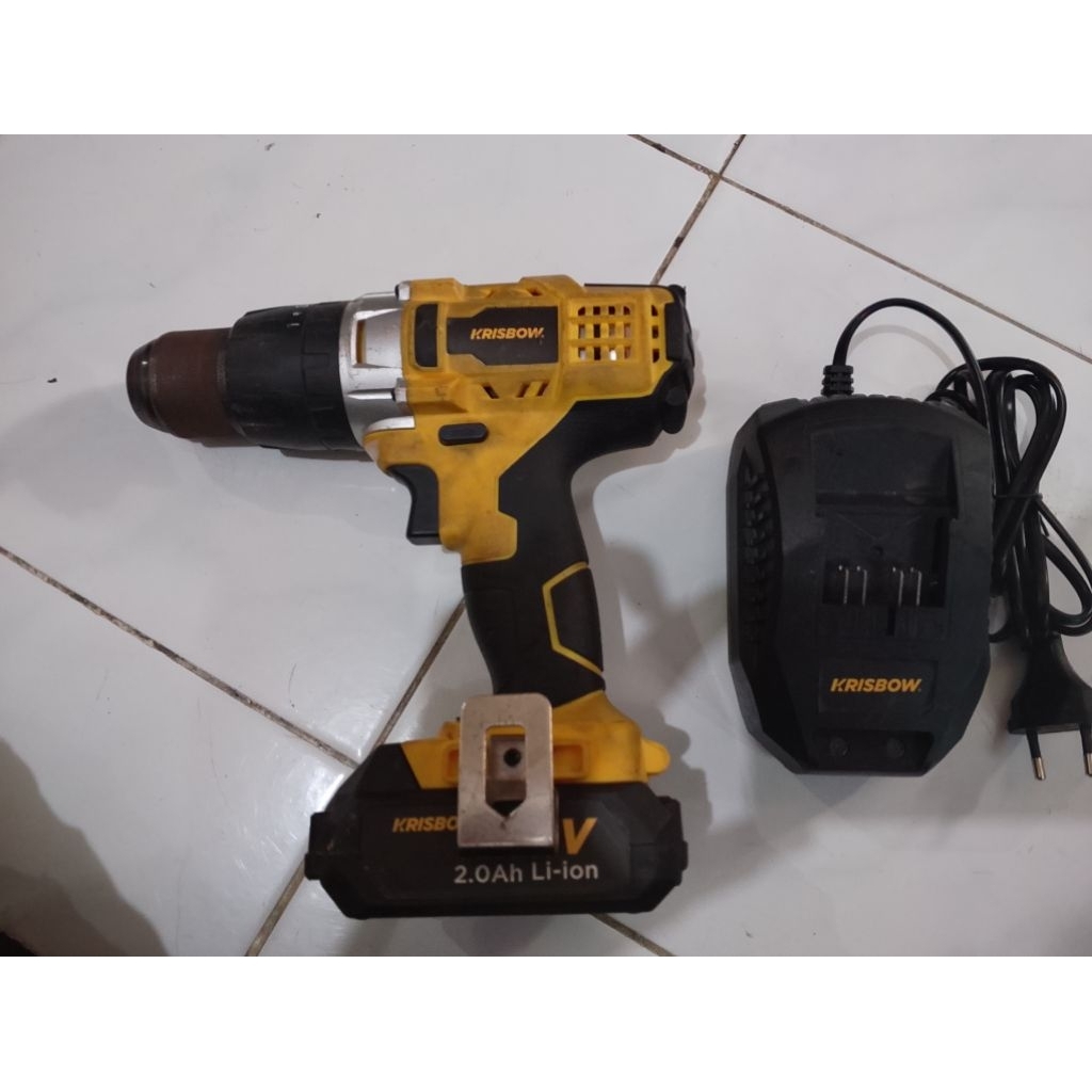 Bor krisbow baterai 18v bekas