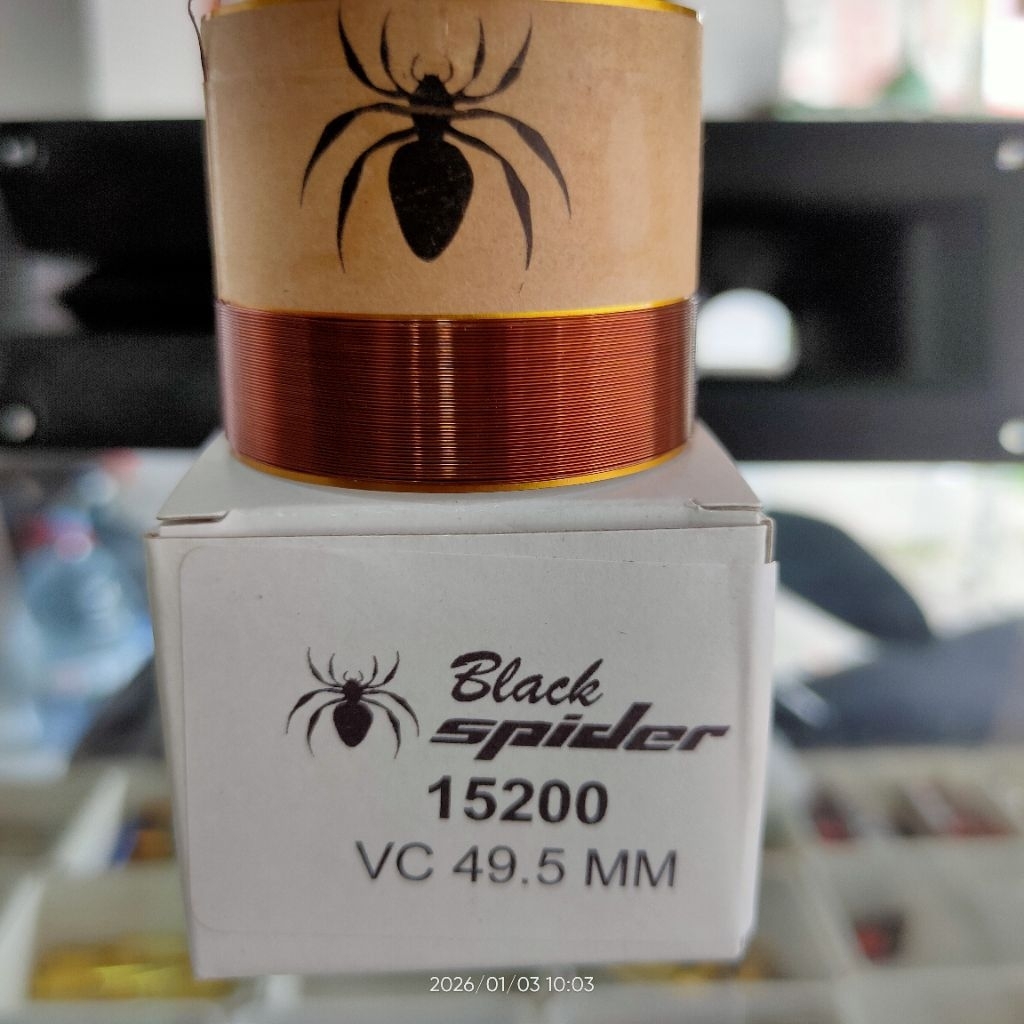 spul speaker Black spider 15200 original produk