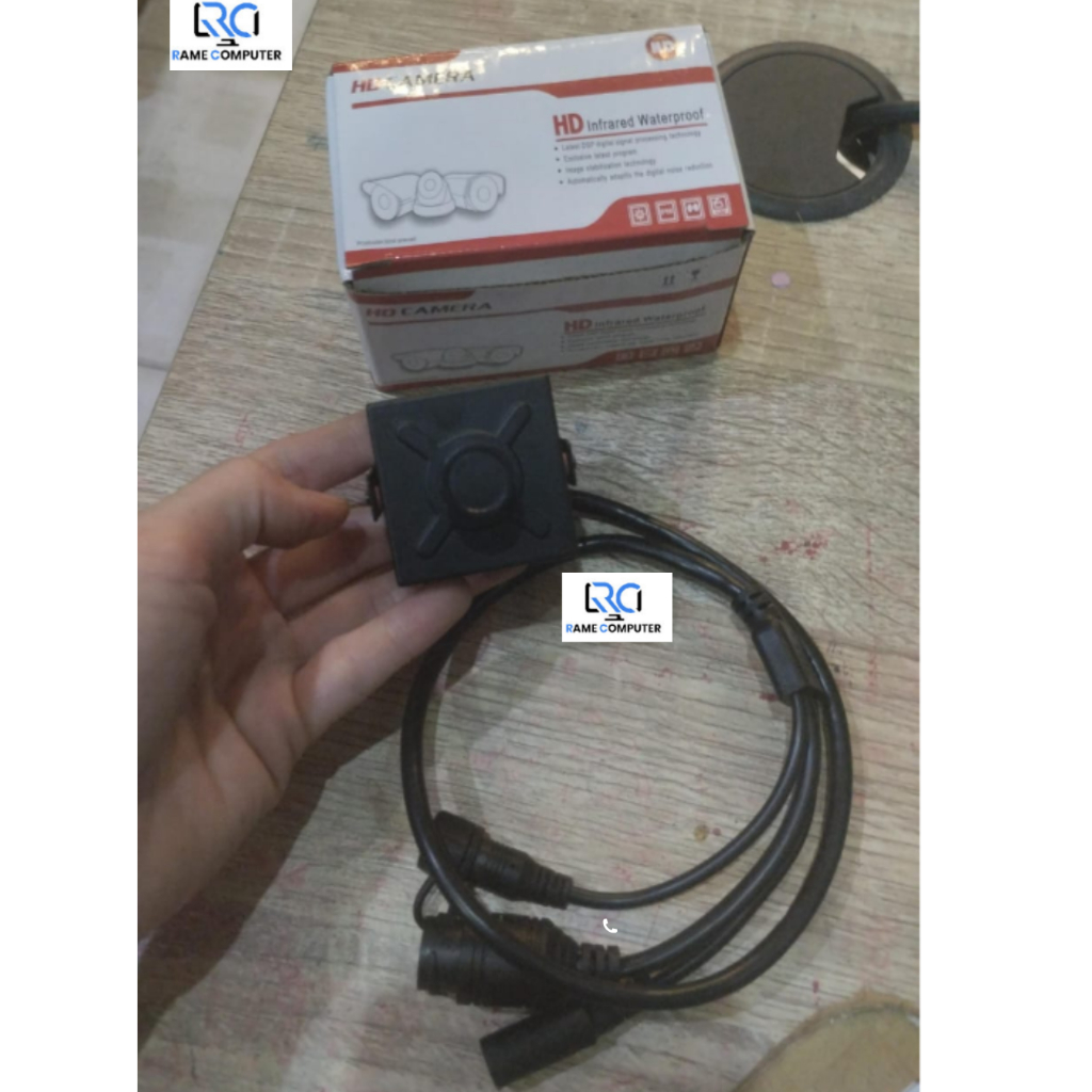 Spy Cam Camera CCTV Mini Kamera Cctv Pinhole + AUDIO