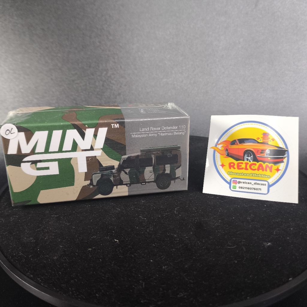 MINI GT - LAND ROVER DEFENDER 110 | MALAYSIAN ARMY "HARIMAU BELANG"