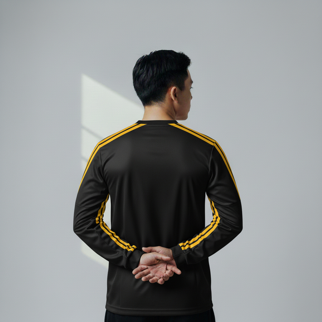 ATHLETIC SPORTWEAR - Jersey Vintage Bola Fantasy Real Madrid Away 2000-01 Fullprinting Casual - Atas