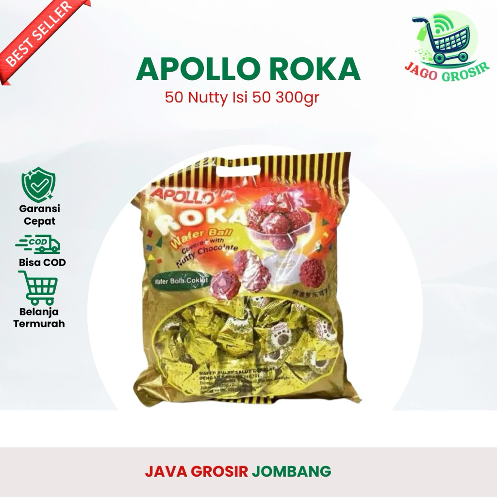 PROMO]APOLLO ROKA 300GR ISI 50 ||APOLLO ROKA|| APOLLO ROKA JAJAN LEBARAN|| EXPIRED LAMA