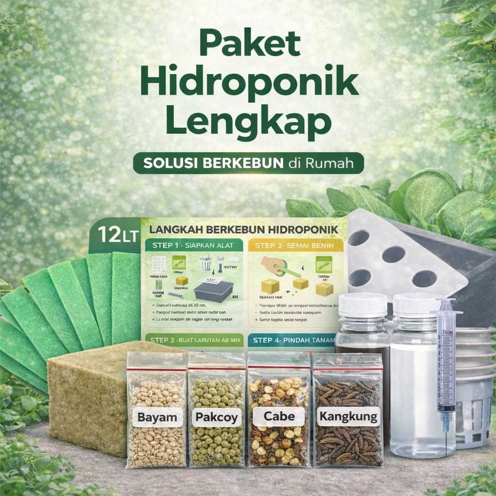 Starter Kit Hidroponik (Paket Pemula)