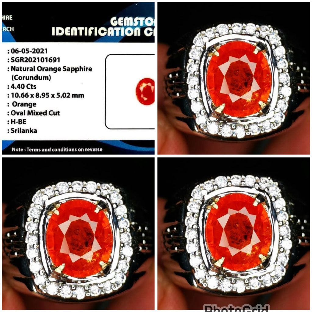 NATURAL ORANGE SAPPHIRE