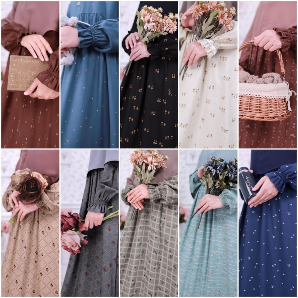 DITSY JANUARI SIZE XS S M L XL 2XL 3XL JUMBO, lyra blue, lyra navy, nienna jade, faline red, caly ra