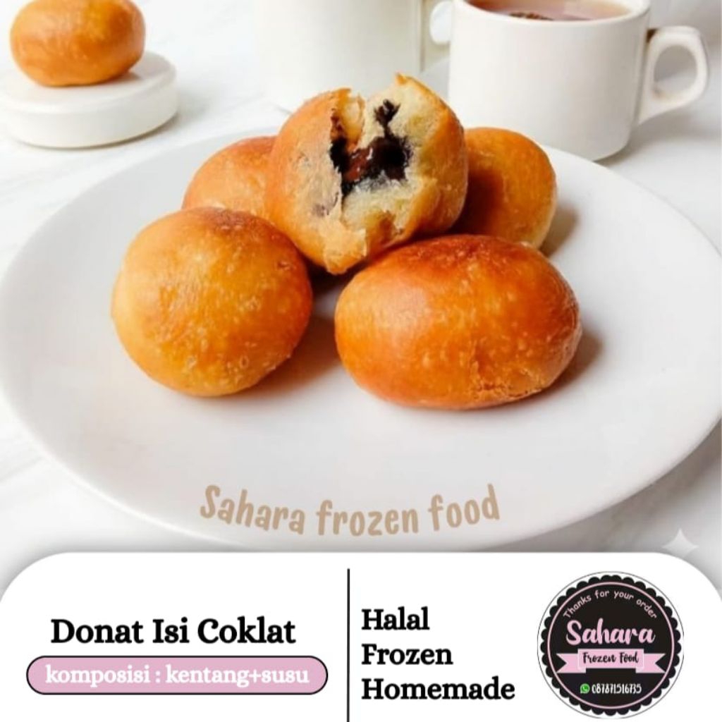 Roti goreng (COKLAT LUMER, KEJU LUMER)  ISI 8 |FROZEN|