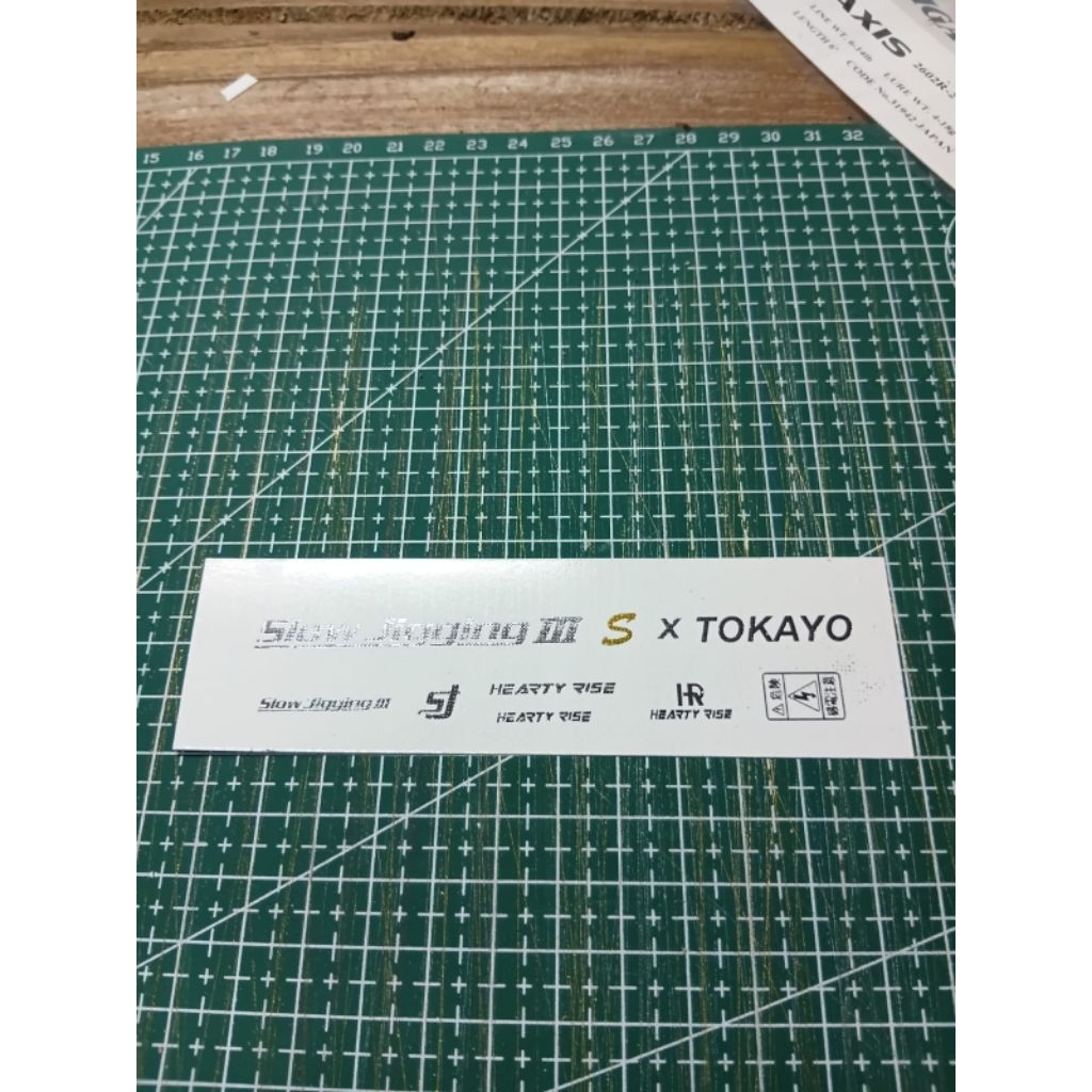 water slide decal slow jogging tokayo untuk Joran pancing