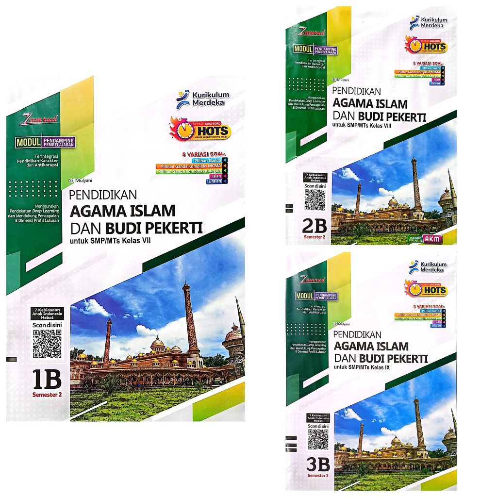 LKS ZAMRUD SMP MTS PENDIDIKAN AGAMA ISLAM DAN BUDI PEKERTI KELAS 7 8 9 SEMESTER 2 2025/2026 KURIKULU