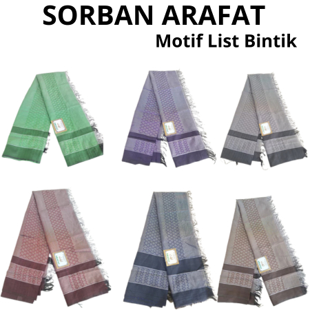 Sorban Arafat Sorban Haji & Umroh Sorban Sholat
