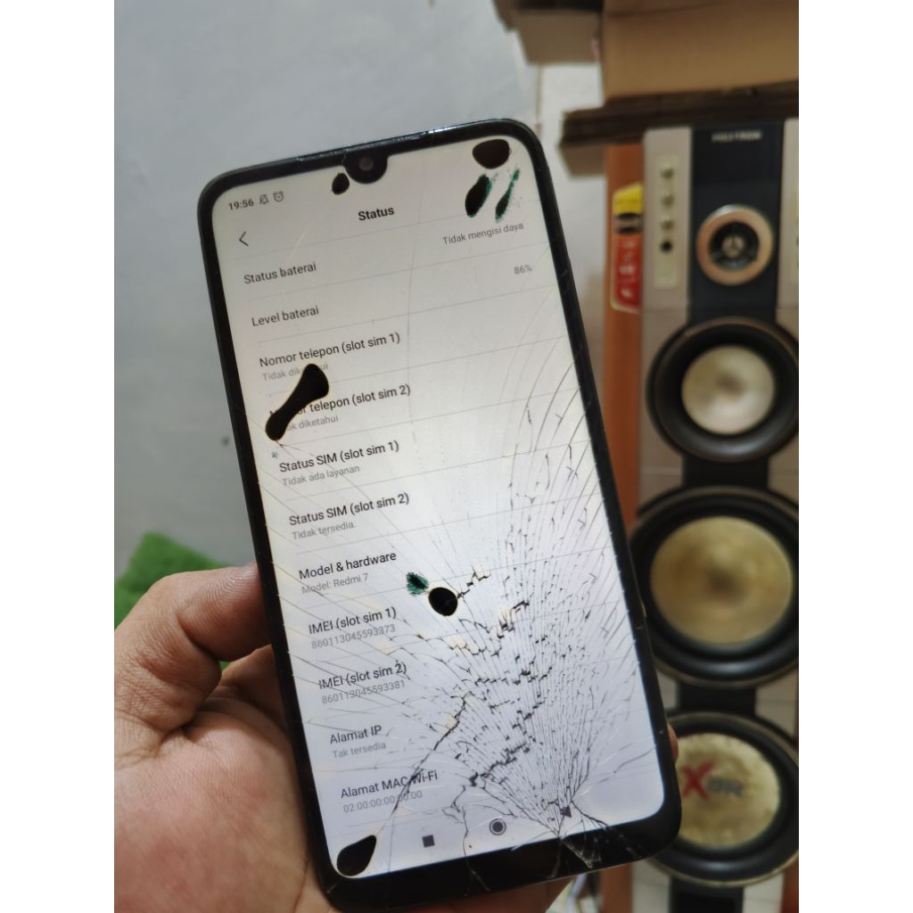 Mesin Hanphone xiomi Redmi7 ram 4/64 Normal