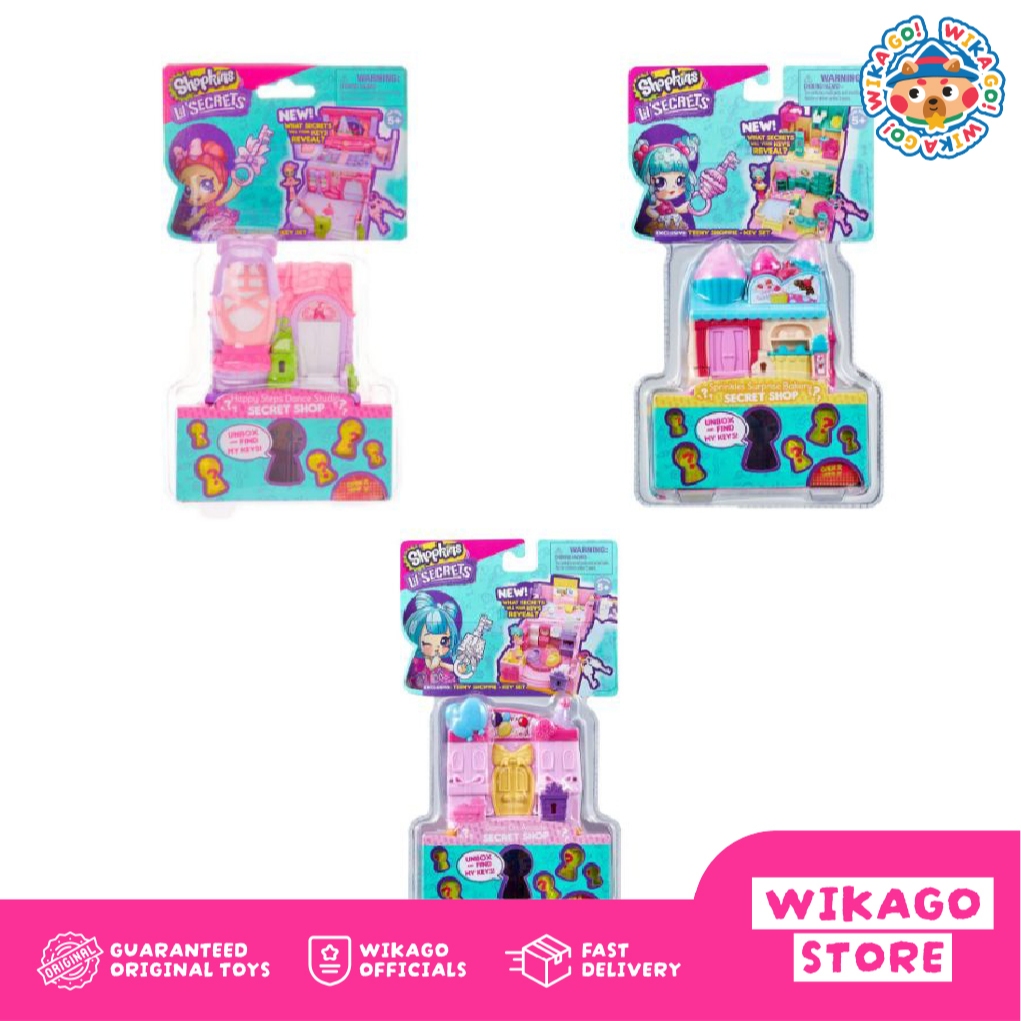 Shopkins™ Lil' Secrets Secret Shop (Game on Arcade, Sprinkles Surprise Bakery, Happy Steps Dance Stu