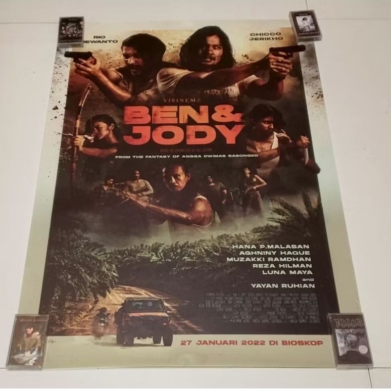 Poster Bioskop Film Ben & Jody Original