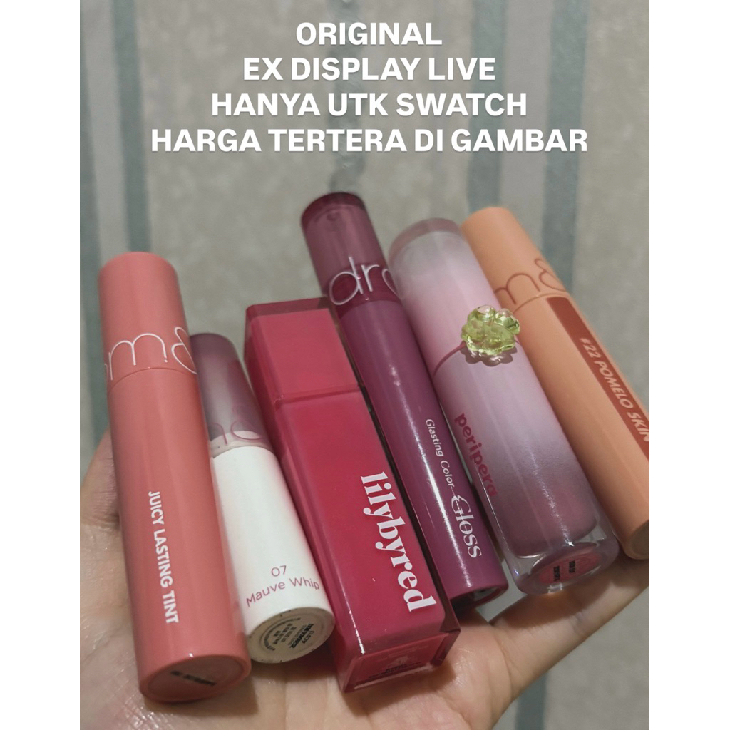 JUICY LASTING TINT | GLASTING COLOR GLOSS | GLASTING MELTING BALM | GLASTING WATER TINT | SHEER TINT