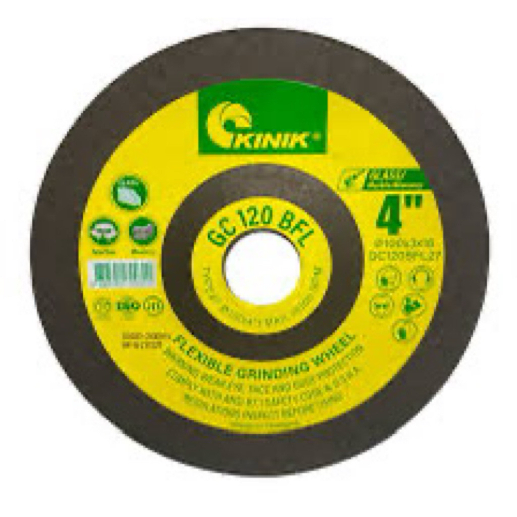 Batu Gerinda POLES Flexible 4" KINIK GC 60 Mata Grinda Poles KINIK / Batu Gerinda KINIK Asah